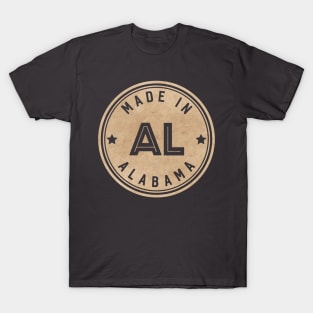 Made In Alabama AL State USA T-Shirt